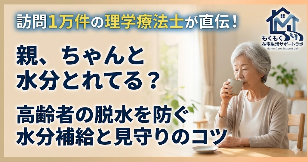 高齢者の水分補給と離れて暮らす家族の見守り